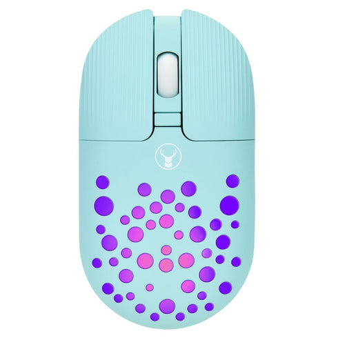 Bonelk Bluetooth/Wireless RGB 4D Mouse, 1200DPI, USB-C, M-270 Teal